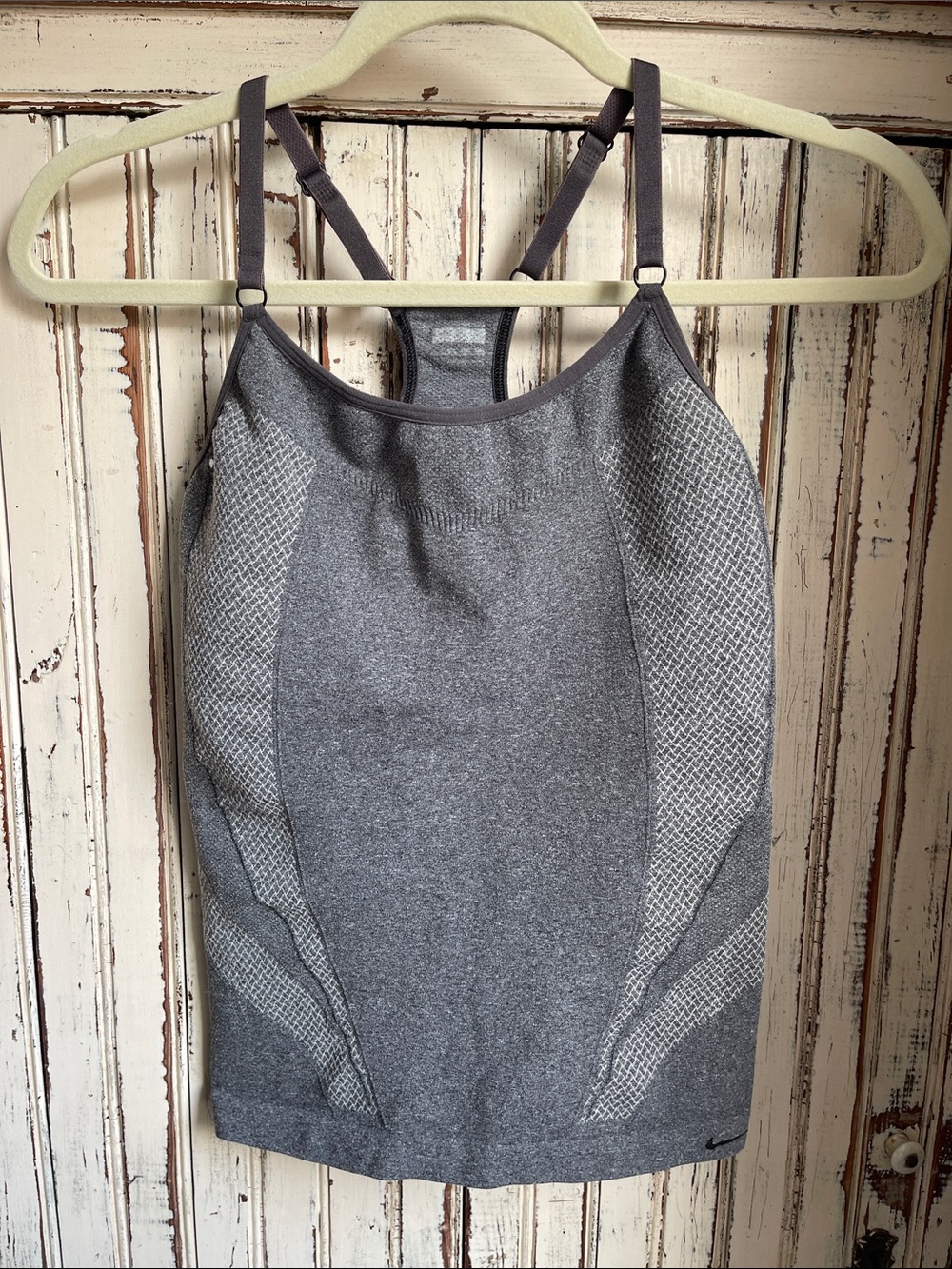Nike Gray Racerback Performance Tank